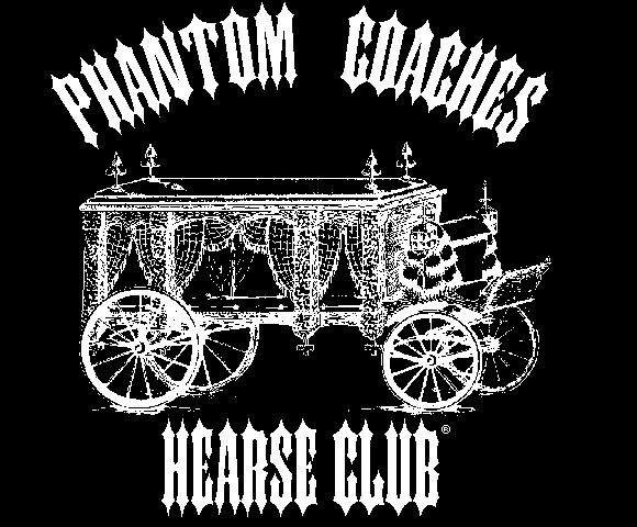 Phantom Coaches hearse club logo